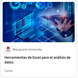 Herramientas de Excel para el análisis de datos — Macquarie University