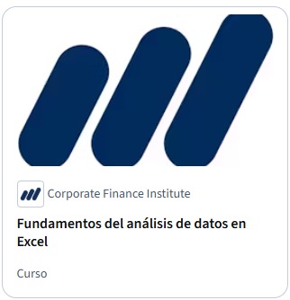 Fundamentos del análisis de datos en Excel — Corporate Finance Institute